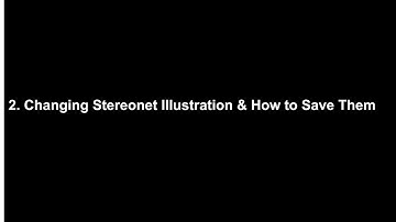 2. Changing The Stereonet Illustration & How to Save Them