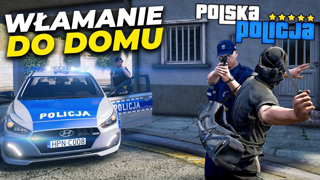 Polska Policja - RZUCIŁ SIĘ NA NAS Z BRONIĄ 🚓 | WPI