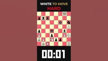 ♟Can you solve this hard puzzle?♟ #chess #chessgame #chesscom #chessmaster #chesstactics #games