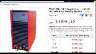 Wsme 315 500 Ac Dc آلة لحام القصبات