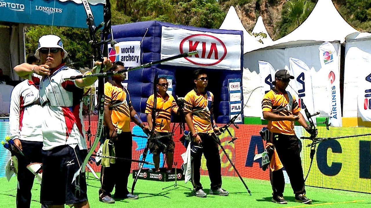 Малайзия – Япония – бронза, мужчины, командный зачёт по стрельбе из лука | Кубок мира по стрельбе...