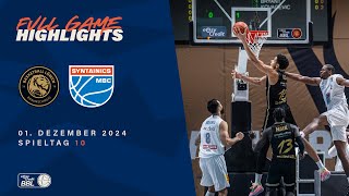 Basketball Löwen Braunschweig vs. SYNTAINICS MBC - Full Game Highlights - Matchday 10, 2024/25