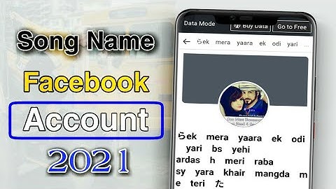 How To Create Song Name Facebook Account 2021 | Without Update Name And Vpn New Method | ByTop Trick