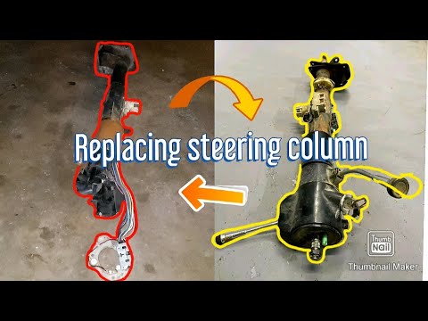 Replacing Broke Steering Column 1979 Oldsmobile Cutlass - YouTube