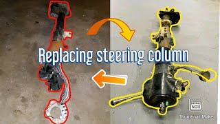 Replacing Broke Steering Column 1979 Oldsmobile Cutlass