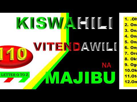 110 VITENDAWILI NA MAJIBU|| KITENDAWILI TEGA(O -Z) GREDI 4, 5, 6