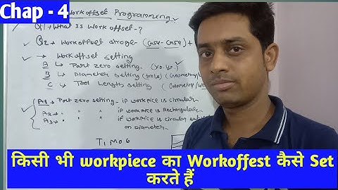 Workoffest & Tool Offset II Vmc Programming II  Part Zero Setting