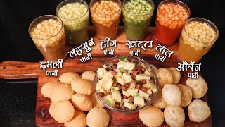 Pani Puri Ka Pani | पानी पूरी का पानी बनाये अनेकों फ्लेवर में | पानीपुरी एक पानी के स्वाद अनेक |