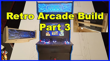 Arcade Build Part 3: Monitor Mount, Bezel and Marquee Builds