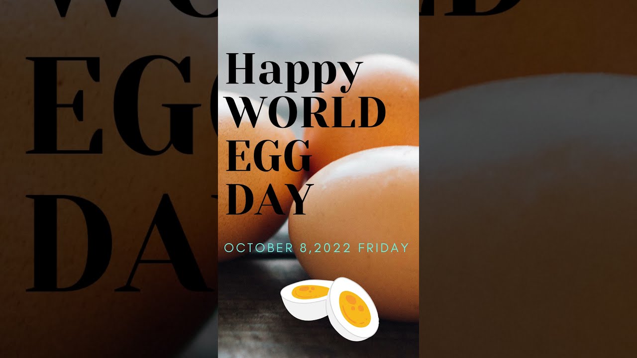World Egg Day (October 8, 2022) 