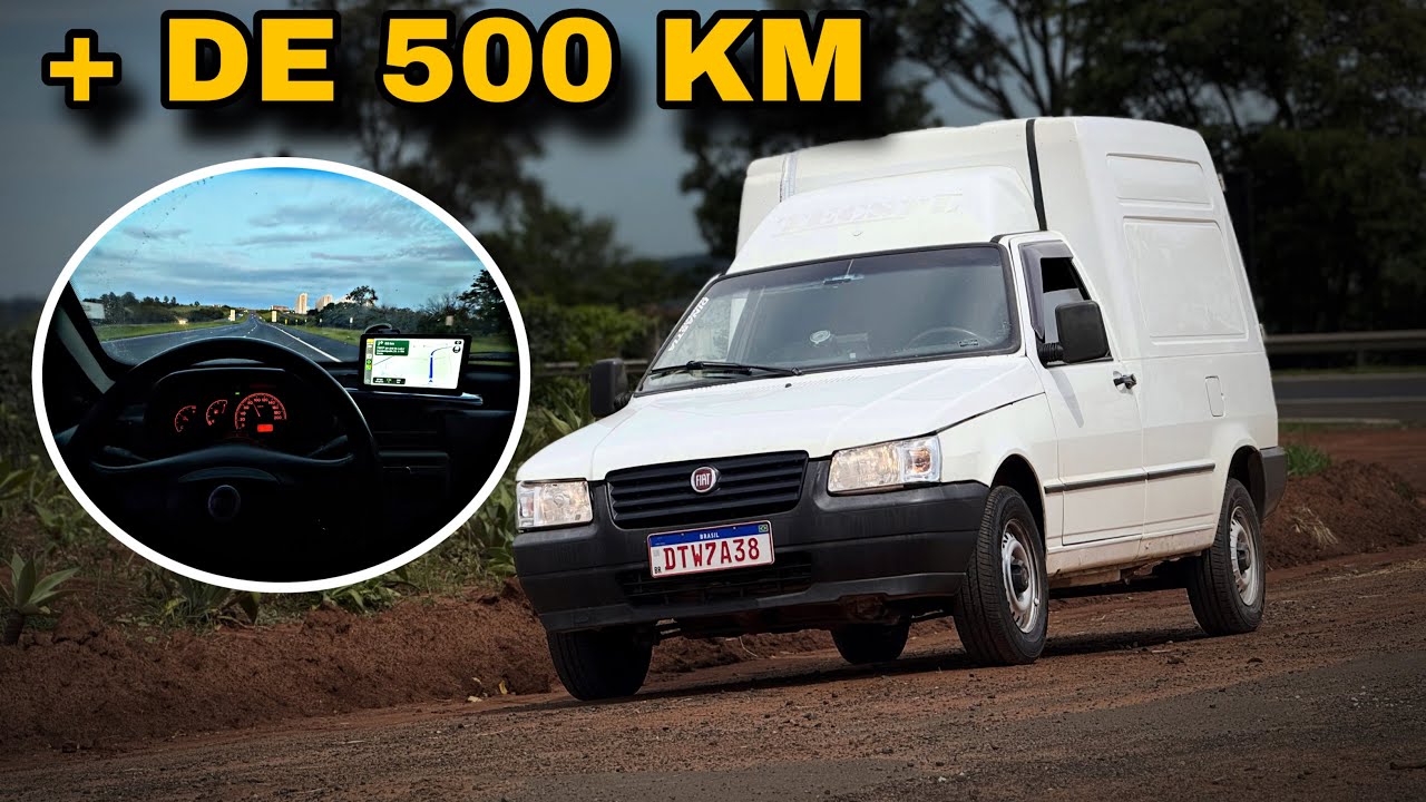 INDAIATUBA x BROTAS  DE FIORINO FIRE 2007. QUAL FOI O CONSUMO ? 