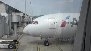 American Airlines Boeing 787-8 N801AC AA 93 Zurich-Philadelphia Economy Class Trip Report