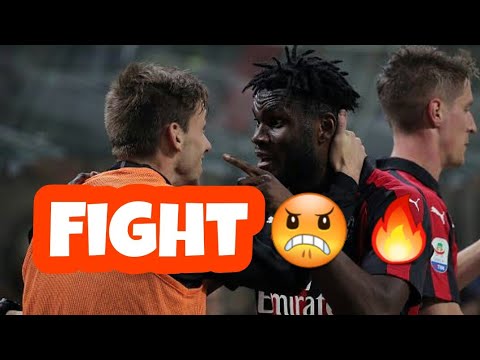 Franck kessie Vs Lucas Biglia ~ Fight during derby Milano 17.03.2019