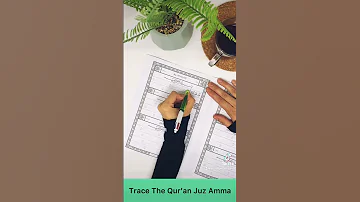 Trace The Quran Juz Amma Book 
