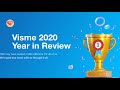 Visme 2020 Year in Review Video Presentation