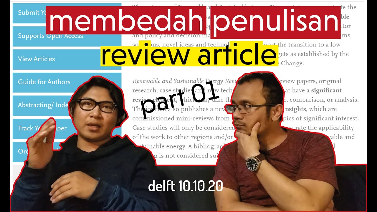 Cara membuat artikel ilmiah tipe review paper (Part 1) 