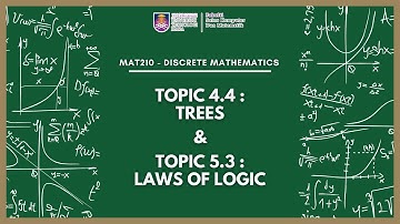 MAT210 - Discrete Mathematics (Trees & Laws of Logic)