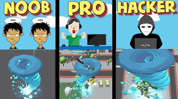 Noob vs Pro vs Hacker in Tornado.io