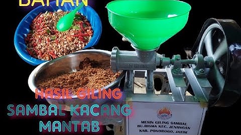 MESIN GILING SAMBAL KACANG
