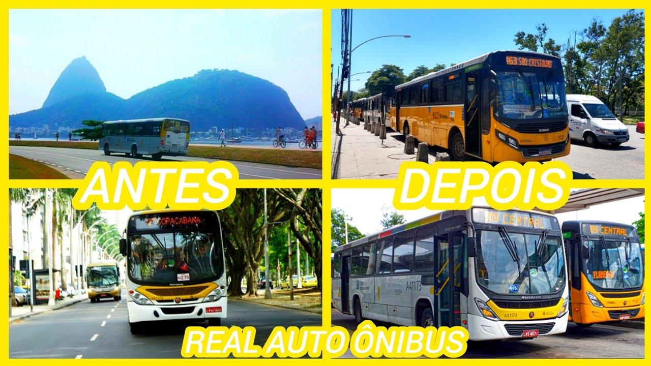 Antes e Depois Com a Real Auto Ônibus 