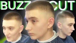 Buzz cut // Мужская короткая стрижка под машинку? // Как сделать переход машинкой с насадкой