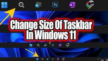 How To Change Size Of Taskbar In Windows 11