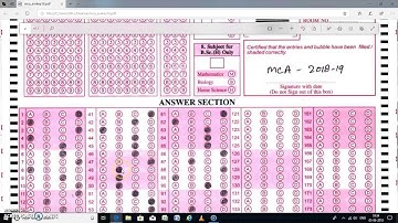 AMU MCA ANSWERS KEY 2018-19/ SERIES A & B