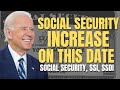 YES! Social Security Increase STARTS On This Day | Social Security, SSI, SSDI Payments