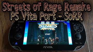 Streets of Rage Remake PS Vita Port - SoRR (BennuGD)