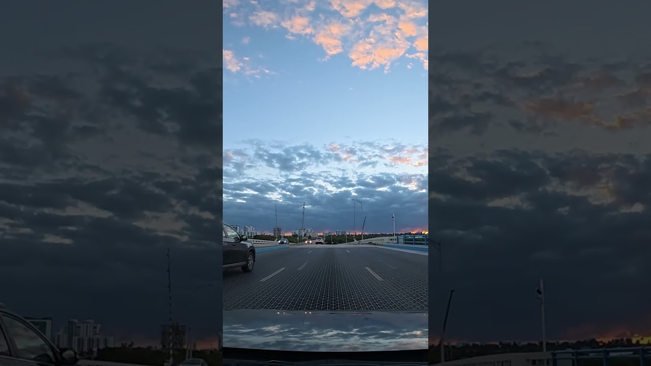 🇺🇸 Sunset highway drive in Florida 🌅
