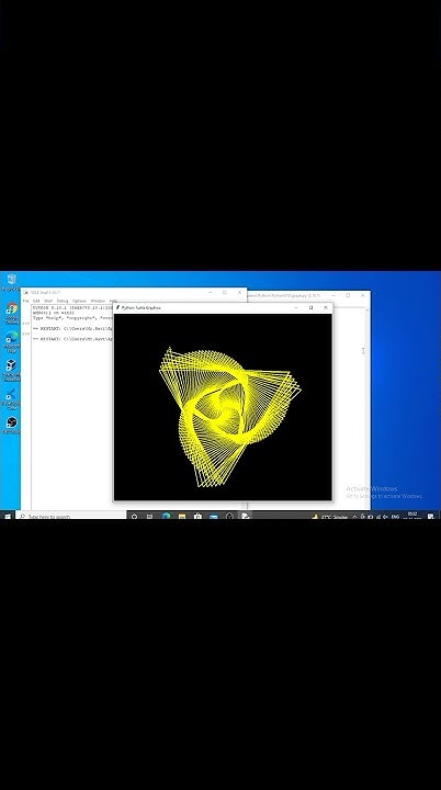 3D graphics animation using python turtle #10 #python #Turtle# ...