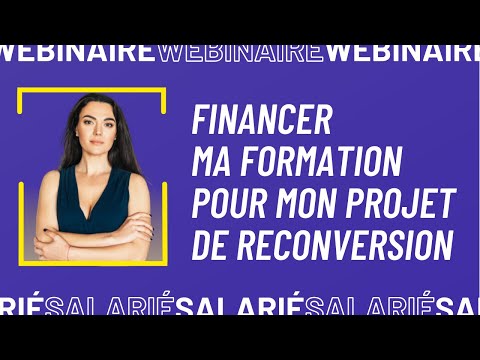 Webinaire : Comment financer ma formation pour mon projet de reconversion ?