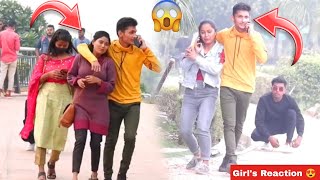 Hugging Random cute 😍 Girls prank 🤣🤣 | prank in india 2021 || Harshit PrankTv