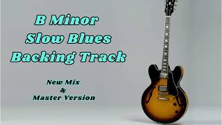 Video thumbnail of "BB King Clapton Slow Blues Guitar Backing Track Jam in B Minor"