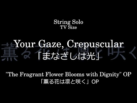 まなざしは光 | 「薫る花は凛と咲く」 OP - キタニタツヤ