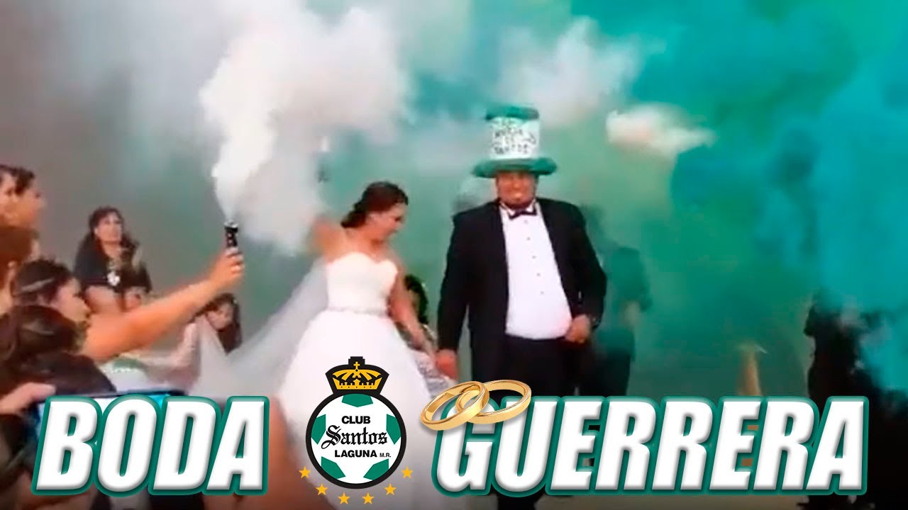 La boda perfecta de un aficionado a Santos Laguna