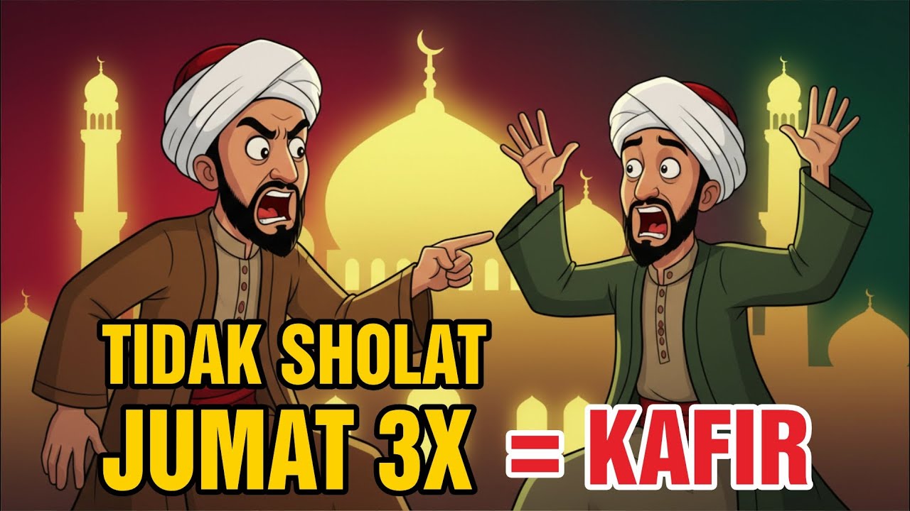 DEBAT PANAS ABU NAWAS VS AHLI FIQIH‼️HUKUM ORANG 3 KALI TIDAK SHOLAT JUMAT, KAFIR ATAU TIDAK ??