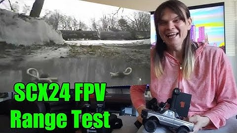 SCX24 FPV RANGE TEST (Sub-Zero Weather)