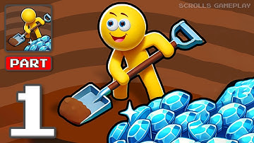 Dig World: Deepest Hole - Gameplay Walkthrough Part 1 - Ultimate Dig Challenge (iOS, Android)