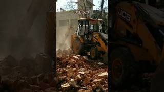 JCB 3DX in demolition and cleanup work #JCB #JCBBackHoes #Demolition