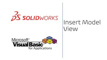 Solidworks VBA Macro – Insert Model View
