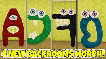 [11/08 UPDATE] How to get ALL 4 NEW REALISTIC ALPHABET LORE BACKROOM MORPHS! (REAL) - Roblox