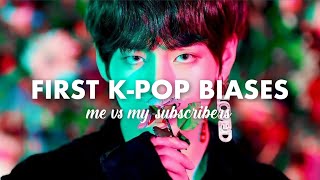 my first kpop biases | me vs my subscribers