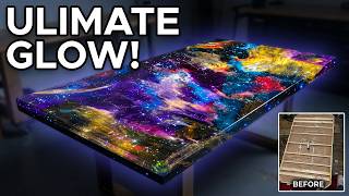 I made the ultimate fibre-optic resin art table