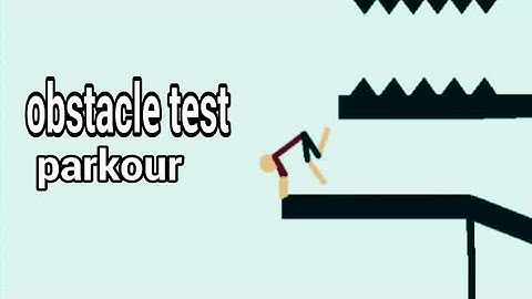 Stickman Animation - obstacle test - stick nodes parkour