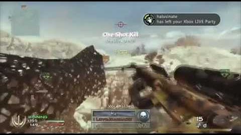 Mw2 No Scope Across the Map! (Unoriginal Video)