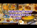 REALISTIC WHAT MY KIDS EAT IN A DAY‼️ |VIRTUAL SCHOOL EDITION
