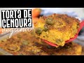 Torta salgada de cenoura  muito fcil e deliciosa  tnm vegg