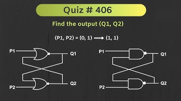 SR Latch Solved Problem (Digital Electronics) | Quiz # 406