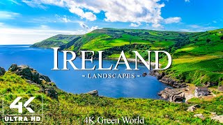 Ireland 4K Drone Nature Film - Calming Piano Music - Natural Landscape